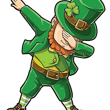 Nice Dabbing Leprechaun Chicago Cubs Happy St. Patrick's Day Shirt