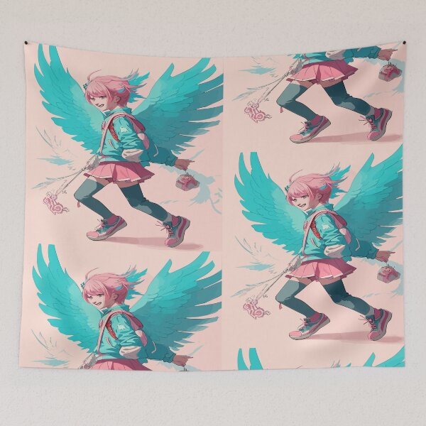 Item preview, Copy of Wings of Joy: Pastel Drawing Inspired by Hirohiko Araki designed and sold by AFUNARTZ.