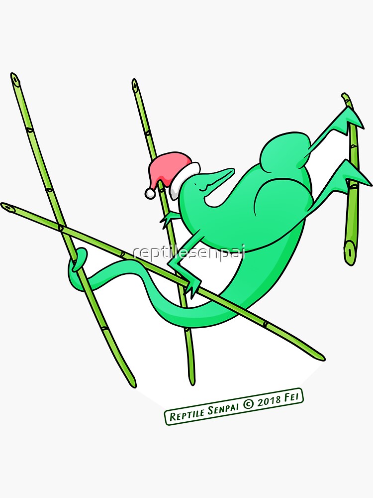Thumbnail 3 of 3, Sticker, Reptile Senpai S03E03 designed and sold by reptilesenpai.