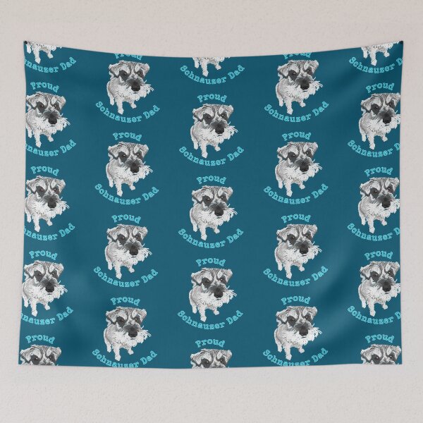 Item preview, Papá Schnauzer orgulloso designed and sold by barksandsqueaks.