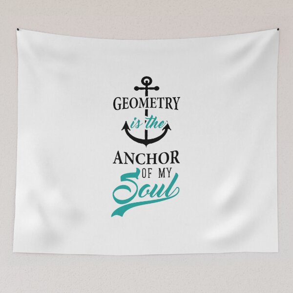 Item preview, Geometry is the Anchor of my Soul Educator Student Gifts designed and sold by onceproject.