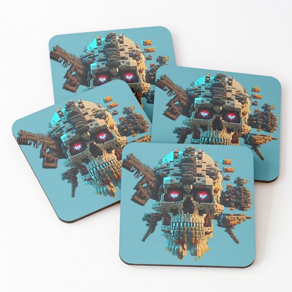 Item preview, Skull With Guns(Cyber Punk Edition) designed and sold by oldtimesss.