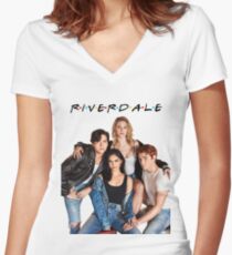 Riverdale / F•R•I•E•N•D•S Women's Fitted V-Neck T-Shirt
