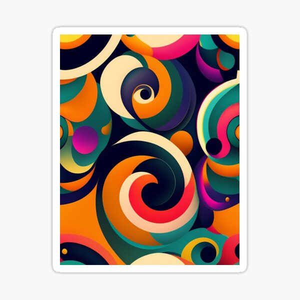 Abstract 5 Sticker