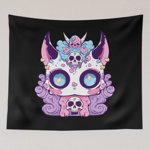 Item preview, Whimsical Melted Wonders: Cute Little Devil designed and sold by BNCH44.