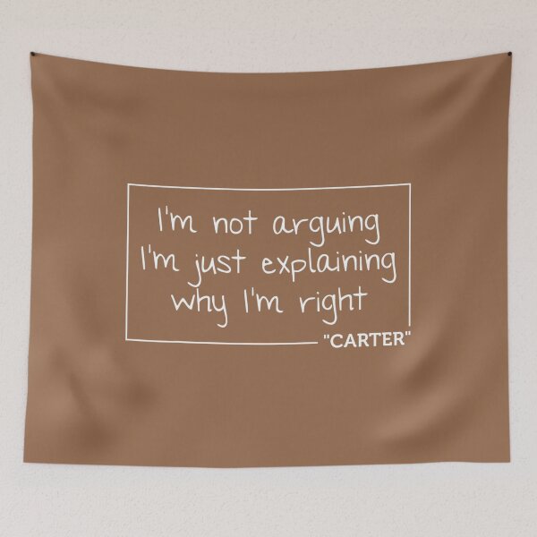Item preview, CARTER Quote Funny Birthday Personalized Name 	 Idea 		 designed and sold by obfgtftr84.