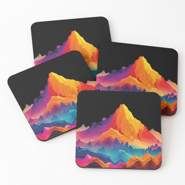 Artikelvorschau, Mountain color rainbow entworfen und verkauft von badbug.
