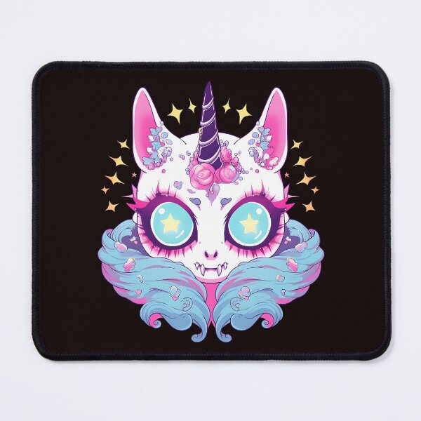 Item preview, Cosmic Whimsy: Skull Unicorn with Blue Wings designed and sold by BNCH44.