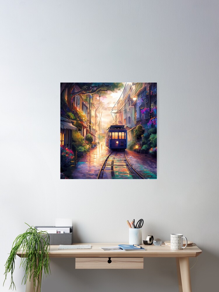 Thumbnail 1 of 3, Poster, Tram Ride designed and sold by cokemann.