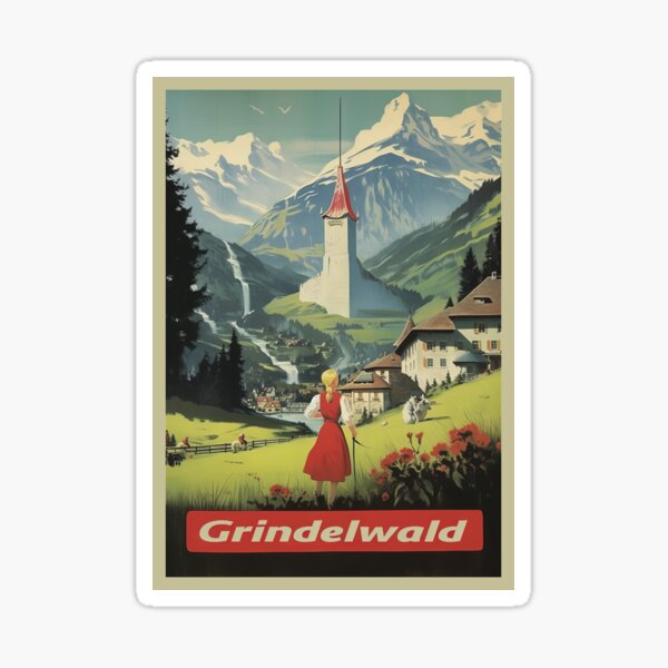 Vista previa del artículo con la obra «Grindelwald, Suiza», diseñado y vendido por BokeeLee.