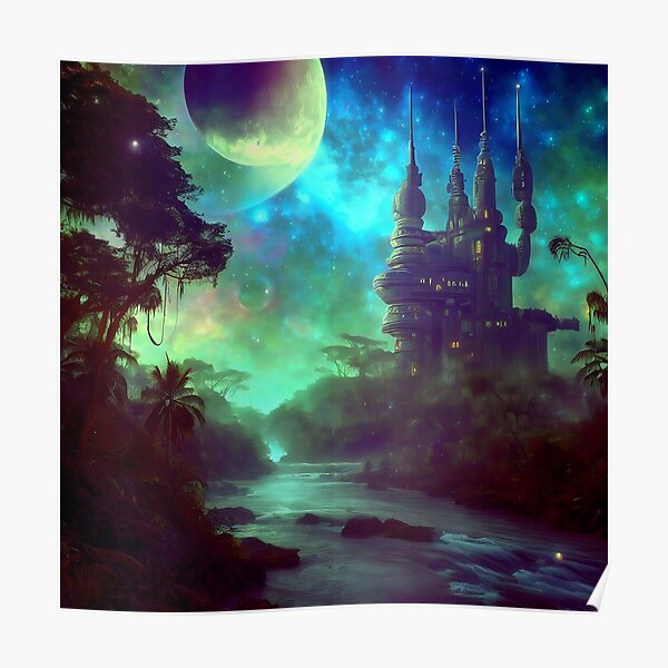 Alien Castle Poster