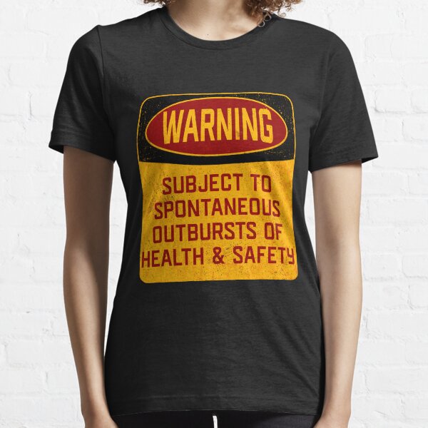Item preview, Warning Subject To Spontaneous Outbursts Of Health And Safety designed and sold by kudostees.