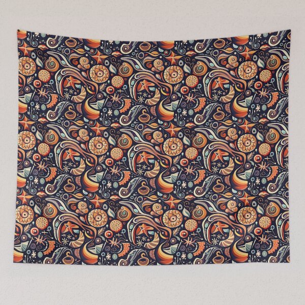 Item preview, An abstract pattern of starfish designed and sold by spoo-art.