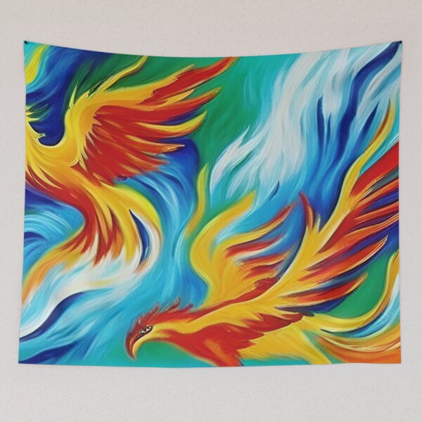 Item preview, Eternal Rebirth: The Radiant Wings of the Phoenix designed and sold by fkc666.