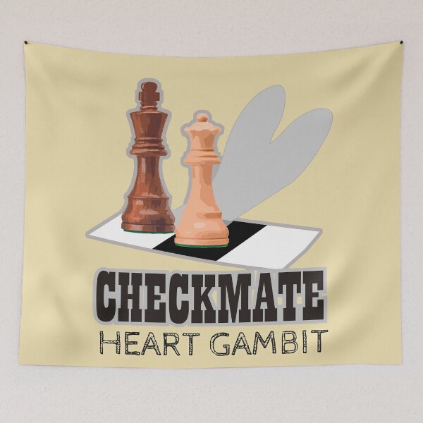 Item preview, CHECKMATE HEART GAMBIT designed and sold by JHANL.