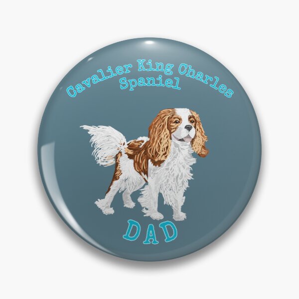 Item preview, Blenheim Cavalier King Charles Spaniel Dad designed and sold by barksandsqueaks.
