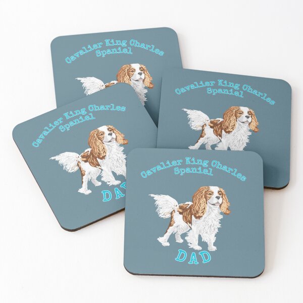 Item preview, Blenheim Cavalier King Charles Spaniel Dad designed and sold by barksandsqueaks.