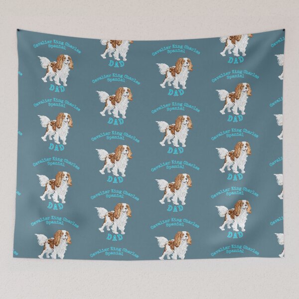 Item preview, Blenheim Cavalier King Charles Spaniel Dad designed and sold by barksandsqueaks.