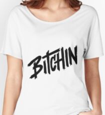 Camiseta ancha para mujer Diseño gráfico Bitch Bitching