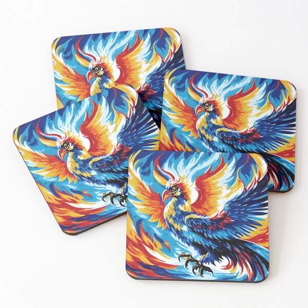 Item preview, Inferno's Grace: A Fiery Phoenix in Flight designed and sold by fkc666.