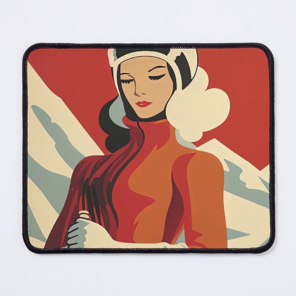 Item preview, La Plagne, France, Ski poster designed and sold by BokeeLee.
