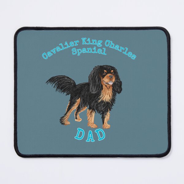 Item preview, Black & Tan Cavalier King Charles Spaniel Dad designed and sold by barksandsqueaks.