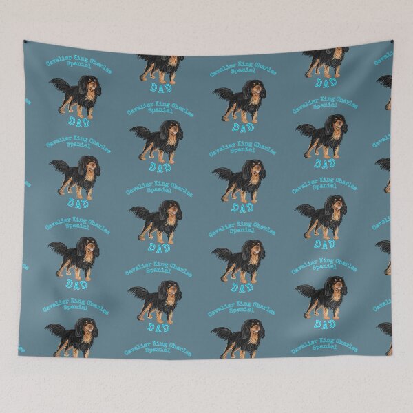Item preview, Black & Tan Cavalier King Charles Spaniel Dad designed and sold by barksandsqueaks.