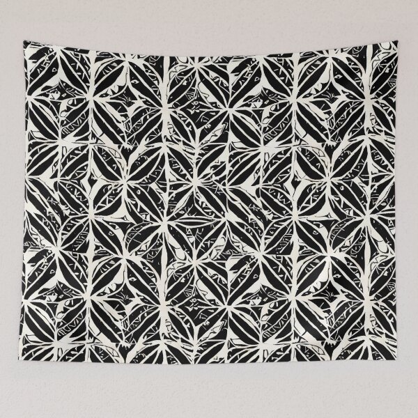 Item preview, Harmony in Contrast: Pretty Black and White Pattern designed and sold by cece4410.