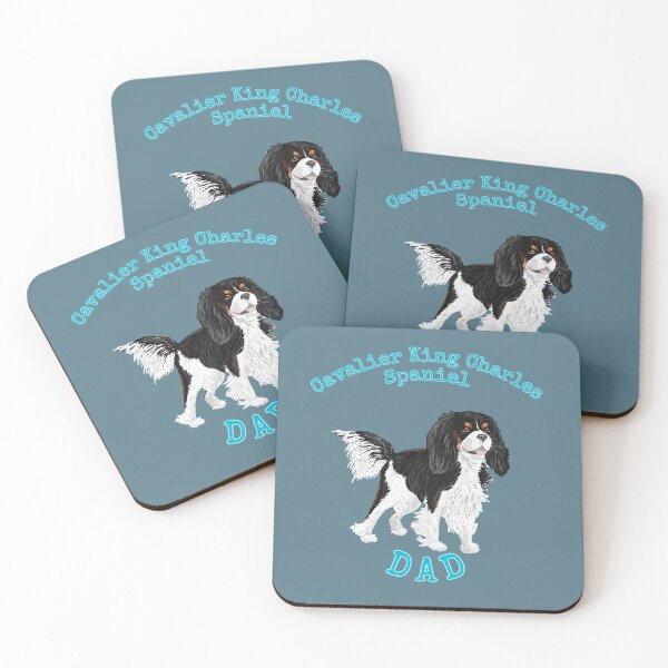 Item preview, Tri Colour Cavalier King Charles Spaniel Dad designed and sold by barksandsqueaks.