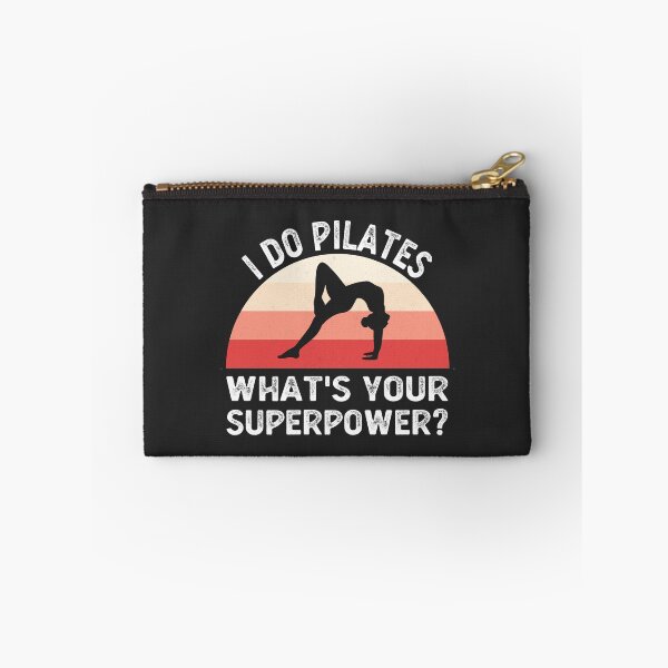 Item preview, I Do Pilates What's Your Superpower? Funny Pilates Workout designed and sold by desimino.