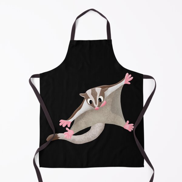 Item preview, Cute flying sugar glider cartoon illustration designed and sold by FrogFactory.