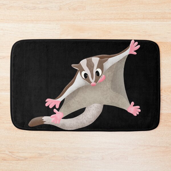 Item preview, Cute flying sugar glider cartoon illustration designed and sold by FrogFactory.