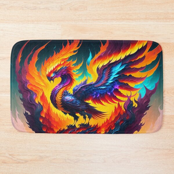 Item preview, Wings of Resilience: The Timeless Glory of the Phoenix designed and sold by fkc666.