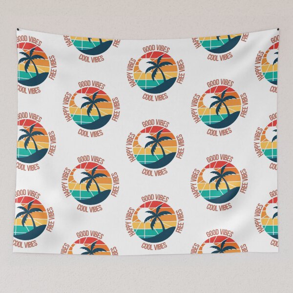 Item preview, Good vibes retro style designed and sold by Azrou shop.