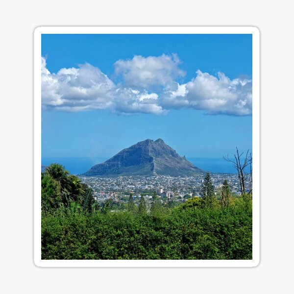 Clouds over Mauritius Sticker