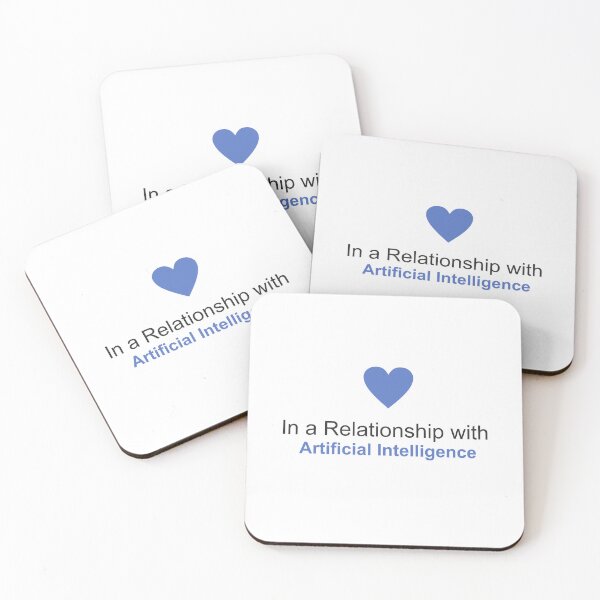 Item preview, In a relationship with Artificial Intelligence designed and sold by IDEA-POINT.
