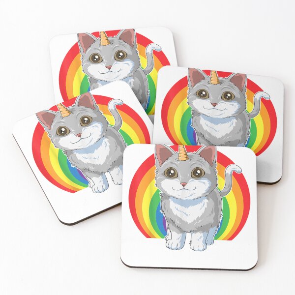 Item preview, Cat Unicorn Horn Rainbow Kitten Unicorn designed and sold by GarmentAbyssal.