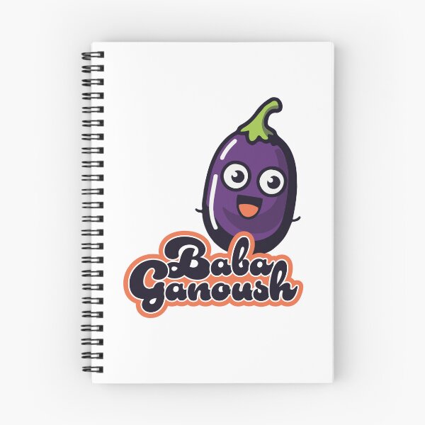 Item preview, Baba Ganoush eggplant, vegan lifestyle designed and sold by PINKSOUL1977.