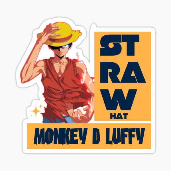 Luffy Gear 2 Minimalist Design | Sticker