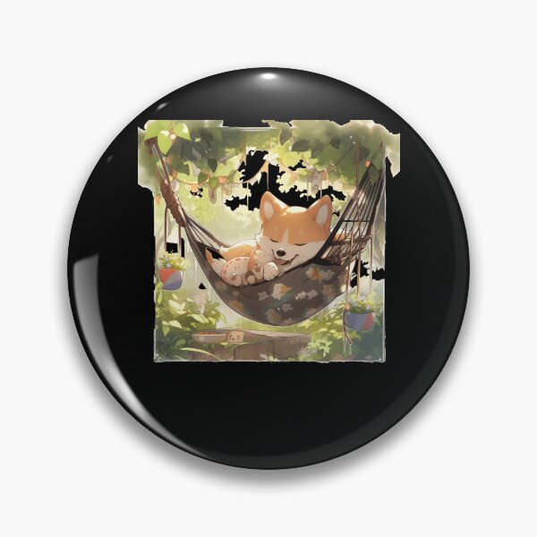 Item preview, Japanese dog Shiba Inu sleeping hammock garden designed and sold by Naohiro.