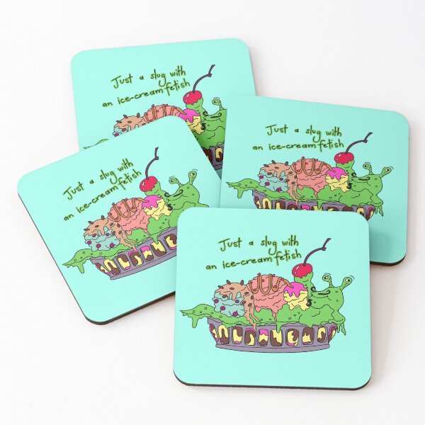 Item preview, Just a slug into ice cream  designed and sold by MickeyLaLa.