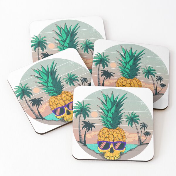 Item preview, Summer pineapple skull designed and sold by pilips  januarius.