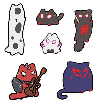 Artwork thumbnail, spiderverse meow meow set 1 by LLASII