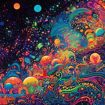 Artwork thumbnail, Abstract Galaxy Space Pattern by Desfix