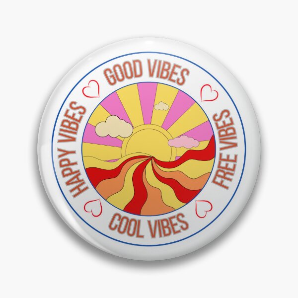 Item preview, Happy vibes retro style designed and sold by Azrou shop.