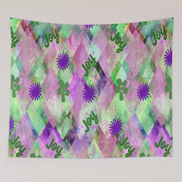 Item preview, Joy Lettering Design graphic design 4, Abstraction, bold colorful abstract playful design inspired by nature designed and sold by Adri Barnard.