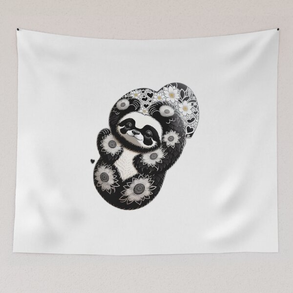 Item preview, Sloth Hug Time: Cuddly Sloth Embracing a Heart designed and sold by onicaras.