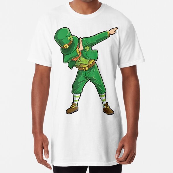 Dabbing Leprechaun Hawaiian T Shirt St Patricks Day Surfing Art Print by  LiqueGifts