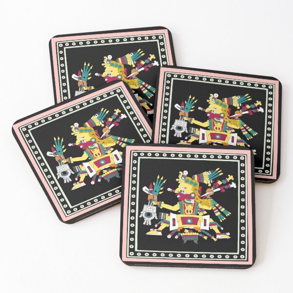 Item preview, Ometeotl - Framed Transparent Dual Aztec God of Gods designed and sold by Aztectees.
