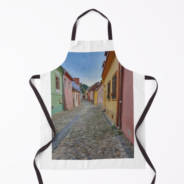 Item preview, Sighisoara Old Town street designed and sold by TDArtShop.